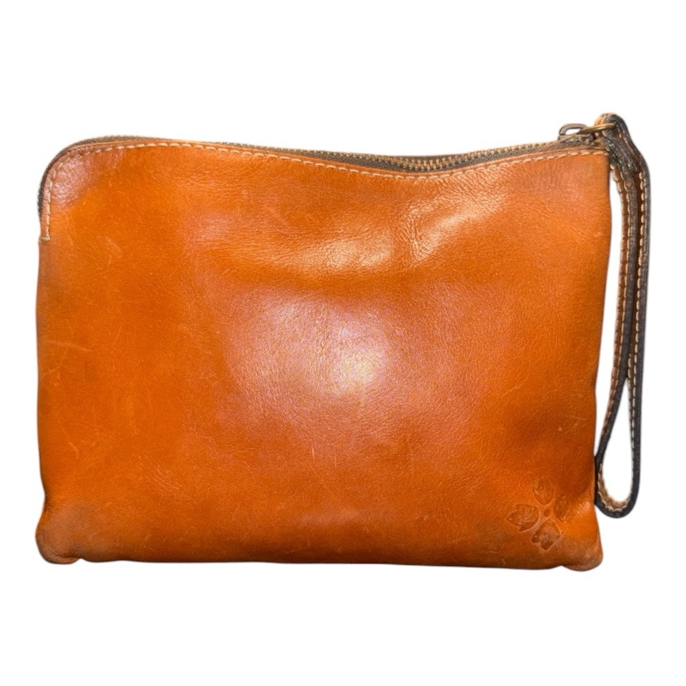 Patricia Nash Cassini Womens Clutch Wristlet Wallet Tan 9" x 7"